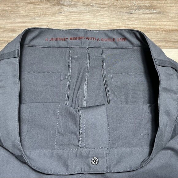 Rhône Gray Slim Fit Commuter Pants - Men’s 33 X 28 - Picture 6 of 15